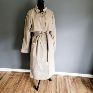 Vintage London fog lined Trench coat